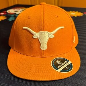 Top of the World Texas Fitted Cap with Longhorn Emblem size 7 1/2
